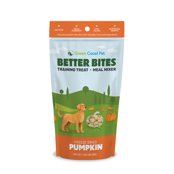 Green Coast Pet Better Bites Freeze Dried Training Treat and Meal Mixer - Pumpkin - Training Dog Treats 7
