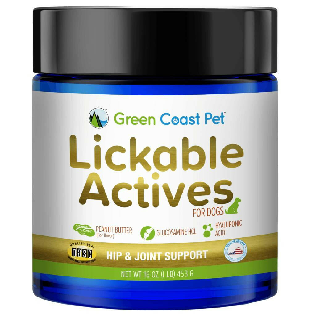 Green Coast Pet Lickable Actives Hip & Joint Support for