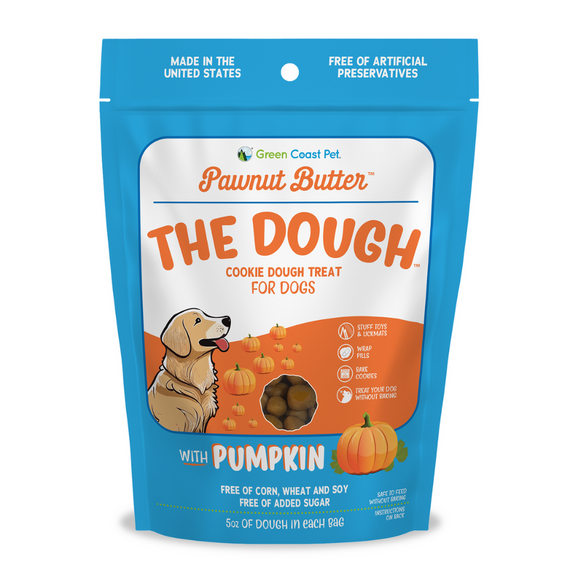 Green Coast Pet Pawnut Butter THE DOUGH - Cookie Dough Dog Treat - Pumpkin - Dog Treats 5