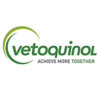Green ’vetoquinol’ logo with the tagline ’achieve more together.’