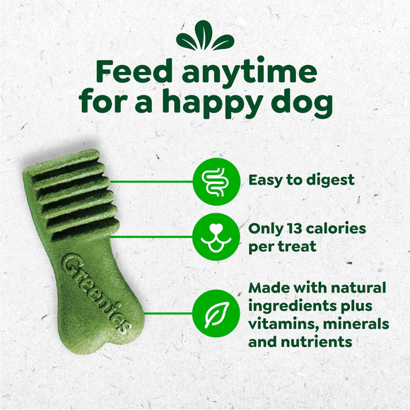 Greenies Anytime Bites Bite-Size Dog Dental Treats (10.3 oz) Original Flavor - Dog Treats 4