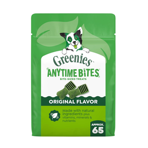 Greenies Anytime Bites Bite-Size Dog Dental Treats (10.3 oz) Original Flavor - Dog Treats 1