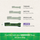 GREENIES Blueberry Large Dental Treats 8 count - Dog Dental Chews & Treats 3