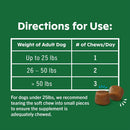 Greenies Hip & Joint supplements direction for use