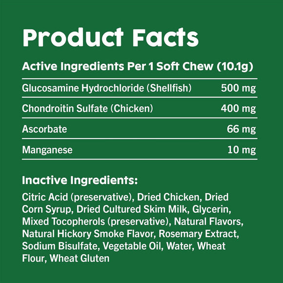 Greenies Hip & Joint supplements ingredients