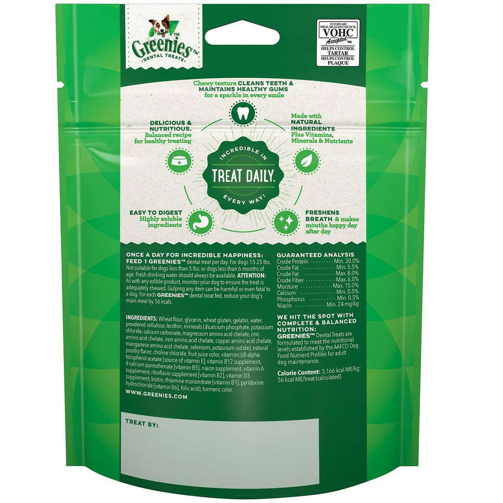 Petite Pleasures for Dental Health: Greenies Original Dental Chews