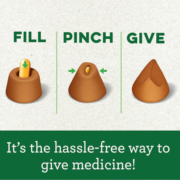 Greenies Canine Pill Pockets Chicken Flavor, Capsule Size how to use