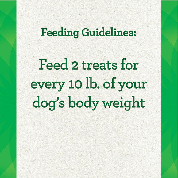 Greenies Pill Pockets Chicken Flavor Treats for Dogs, Tablet Size feeding guidelines