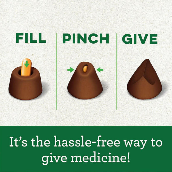 Greenies Canine Pill Pockets Hickory Smoke Flavor, Capsule Size how to use