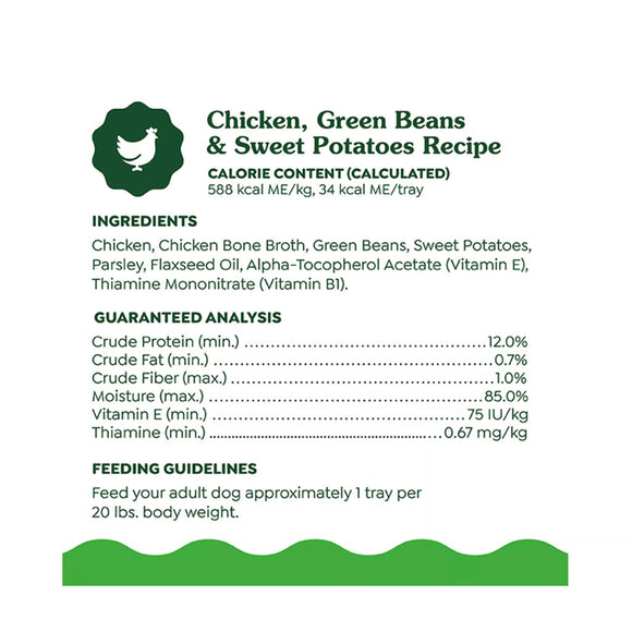 Greenies Smart Topper Chicken Green Beans & Sweet Potatoes Recipe for Dogs 2-oz case of 10 - Dog Food Toppers & Mixers 7
