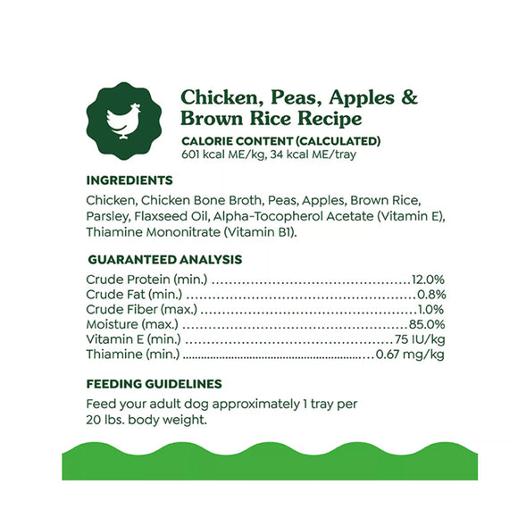 Greenies Smart Topper Chicken Peas Apples & Brown Rice Recipe for Dogs 2-oz case of 10 - Dog Food Toppers & Mixers 5