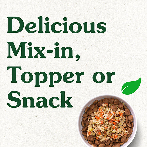 Greenies Smart Topper Duck Broccoli Carrots & Bareley Recipe for Dogs 2-oz case of 10 - Dog Food Toppers & Mixers 6