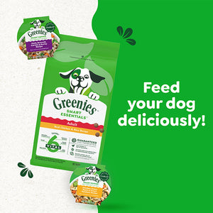 Greenies Smart Topper Duck Broccoli Carrots & Bareley Recipe for Dogs 2-oz case of 10 - Dog Food Toppers & Mixers 2