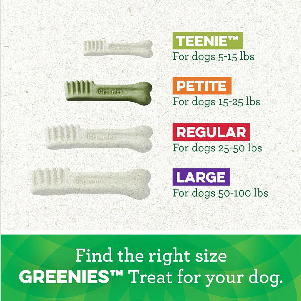 Fresh Breath with Petite GREENIES Dogs Sweet Potato