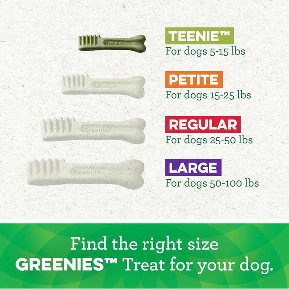 greenie sizes
