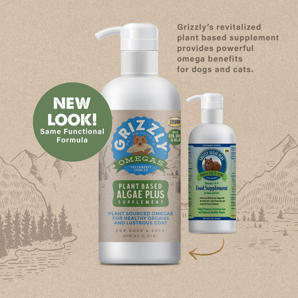 Grizzly Algal Plus Omega Fatty Acids Supplement