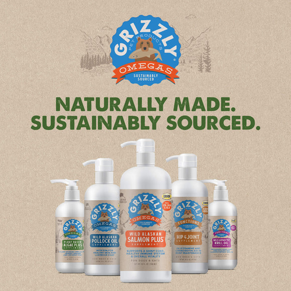 Grizzly Algal Plus Omega Fatty Acids Supplement