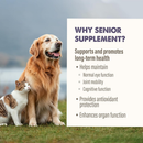 Grizzly Senior Supplement for Dogs & Cats 7+ Years .