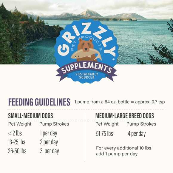 Grizzly Senior Supplement for Dogs & Cats 7+ Years .