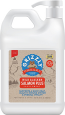 Grizzly Wild Alaskan Salmon Oil Plus Supplement For Dogs & Cats - 64 oz - Dog Food 15
