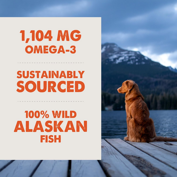 Grizzly Salmon Oil Omega Plus Supplement For Dogs - Dog Food 12