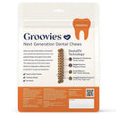 Groovies Original Chicken Flavor Dental Chews for Large Dogs 25-50 lbs - Dog Dental Chews & Treats 2