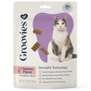 Groovies Salmon Flavor Dental Treats for Cats (7.05 oz)