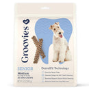 Groovies Senior Dental Chews for Medium Dogs 15-25 lb - 20 chews - Dog Treats 1