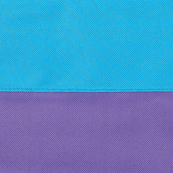 Two-tone fabric pattern with blue and purple sections