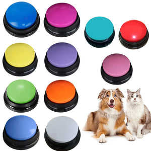 Gullee Pets Recordable Pet Toys Travel Talking Buttons Assorted - Dog Toys 2