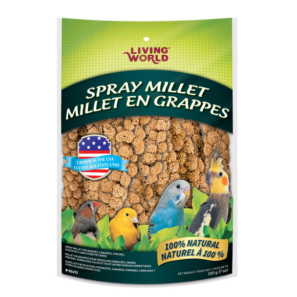 Hagen Living Spray Millet - 7-oz - Bird Treats 2