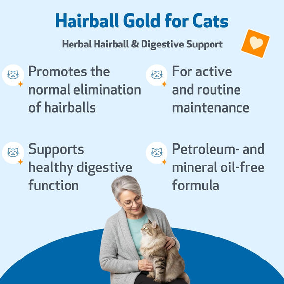 Hairball Gold- Help for Cat Hairballs - Cat Health Care & Wellness 3