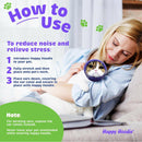 Happy Hoodie Calming Cap For Dogs PURPLE -2 pack ( 1 large 1 small)