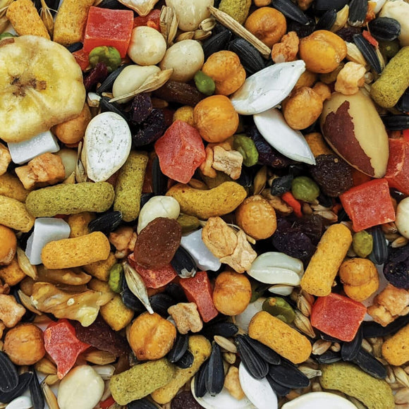 Hari Gourmet Premium Seed Mix for Large Parrots 4-lb - Bird Food 4