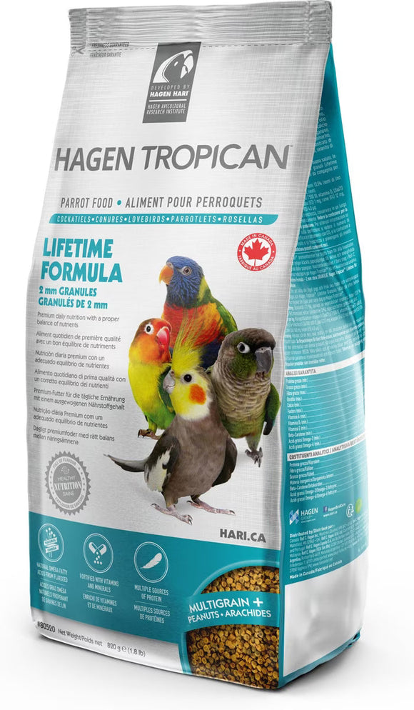Hari Tropican Lifetime Formula Cockatiel Granules 1.8-lb - Bird Food 4