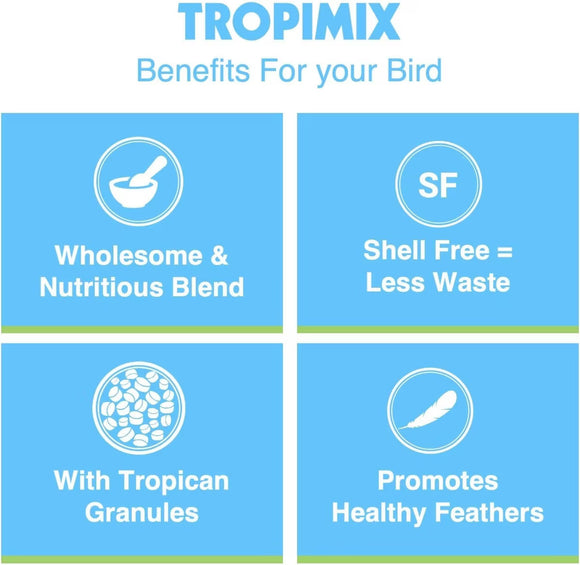 Hari Tropimix Formula for Cockatiels and Lovebirds 2-lb - Bird Food 6