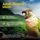 Harrison’s Bird Foods Adult Lifetime Mash Organic Powder Bird Food 1-lb - Bird Food 2