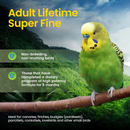 Harrison’s Bird Foods Adult Lifetime Super Fine Organic Pellet Food for Small Birds 1-lb - Bird Food 2