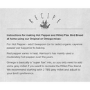 Harrison’s Bird Foods Bird Bread Mix Omega Organic Powder Bird Food 1-lb - Bird Food 6