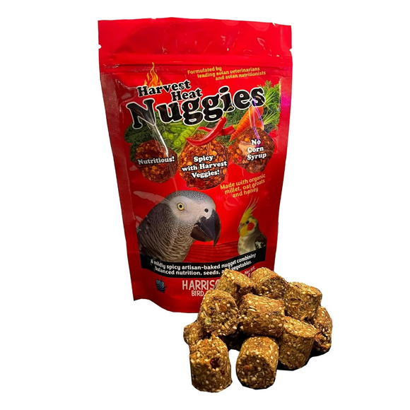 Harrison’s Bird Foods Harvest Heat Nuggies Bird Treats 6.9-oz - Bird Food 1