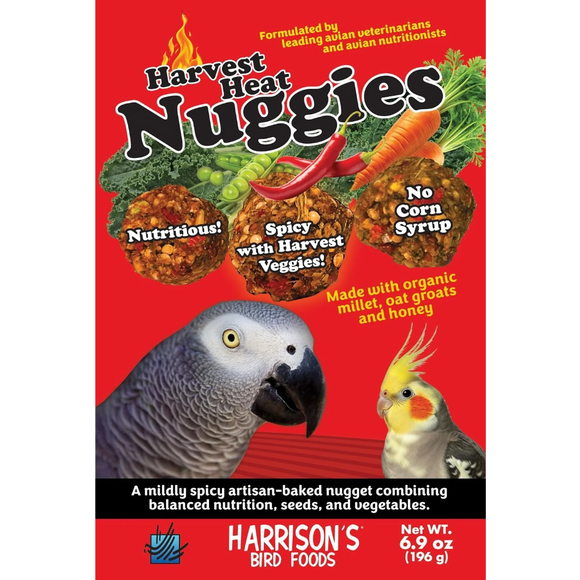 Harrison’s Bird Foods Harvest Heat Nuggies Bird Treats 6.9-oz - Bird Food 5