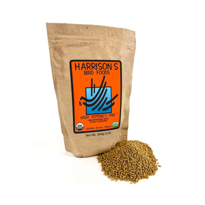Harrison’s Bird Foods High Potency Fine Organic Pellet Food for Small to Medium Birds - 1 lb - Bird Food 1