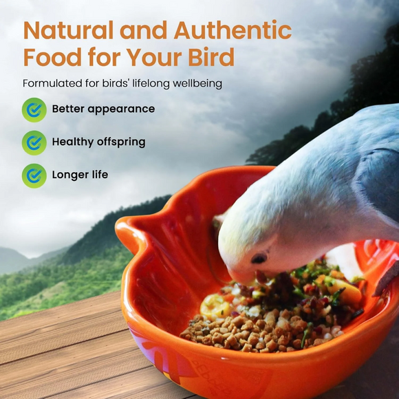 Harrison’s Bird Foods High Potency Pepper Organic Pellet Food for Small to Medium Birds 1-lb - Bird Food 3