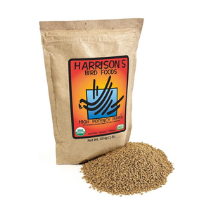 Harrison’s Bird Foods High Potency Pepper Organic Pellet Food for Small to Medium Birds 1-lb - Bird Food 1
