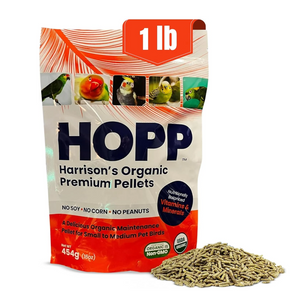 Harrison’s Bird Foods Organic Premium Pellets Bird Food - 1 lb - Bird Food 1