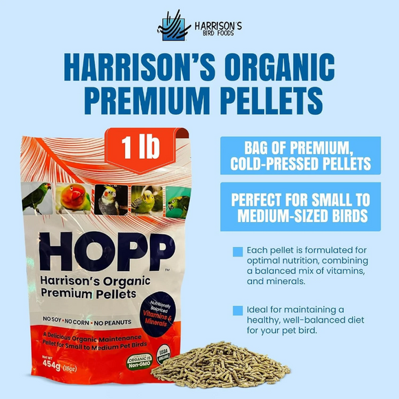 Harrison’s Bird Foods Organic Premium Pellets Bird Food - Bird Food 8