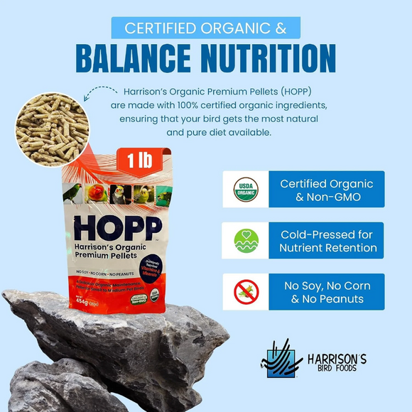 Harrison’s Bird Foods Organic Premium Pellets Bird Food - Bird Food 3