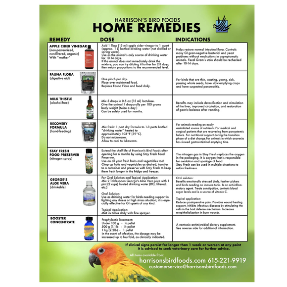 Harrison’s Fauna Flora Nutritional Supplement for Birds and All Animals 2-oz - Bird Supplement 3