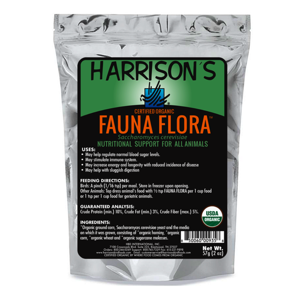 Harrison’s Fauna Flora Nutritional Supplement for Birds and All Animals 2-oz - Bird Supplement 1