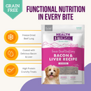 Health Extension Bacon & Liver Bully Puffs Dog Treats (5 oz) - Soft & Chewy Dog Treats 5
